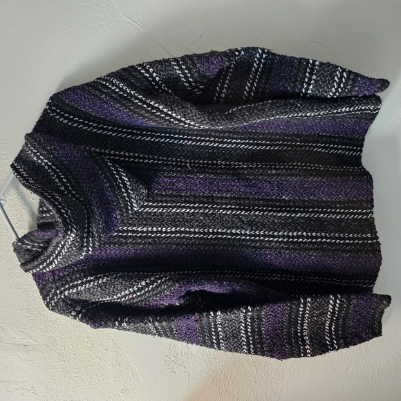 BAJA JOE \ CARPET SWEATER PONCHO XL - Picture 5 of 5